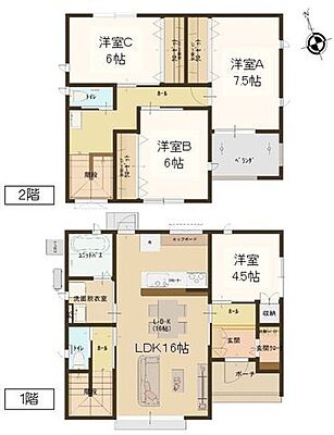 間取り 新築戸建　沼津市原II　Ｂ棟