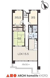 間取図画像 3LDK
