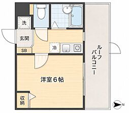フェリーチェ豊玉中壱番館 1Kの間取図画像