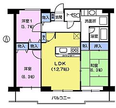 物件の間取り
