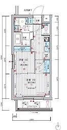 メインステージ練馬春日町 2Kの間取図画像