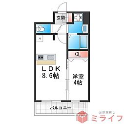 プレサンス鶴橋トレヴィエ 9階/-