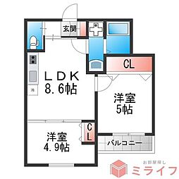 セレニティ加美南A棟 3階