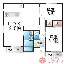 エトワールヴィル−R小阪本町ザ・レジデンス 2階
