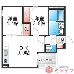 D porta canina 2階/-