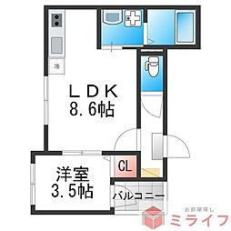 ハーモニーテラス今林 1階/-