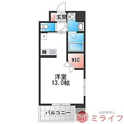 PHOENIXCloveTomoi ワンルームの間取図画像
