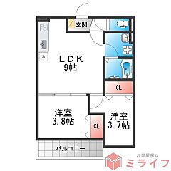 物件の間取り