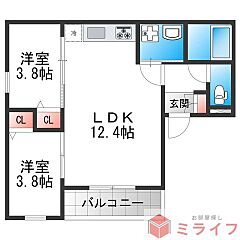 物件の間取り