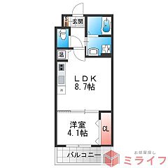 物件の間取り