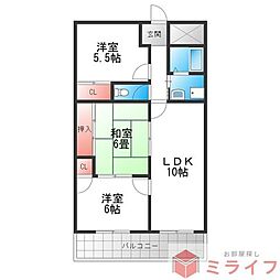 ファミール永田 6階/-