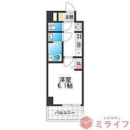 アドバンス大阪ベクエム 8階/-