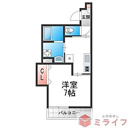 クレアール西今川 2階/-