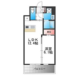 プレジオ永和ASIAN 1LDKの間取図画像