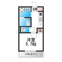 1階 / 1K / 23.03㎡