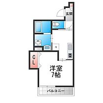 1階 / 1K / 27.6㎡