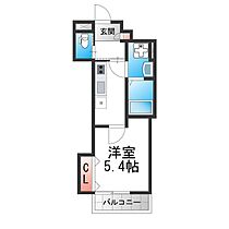 3階 / 1K / 24.4㎡