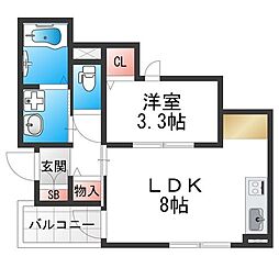 グローハイツ喜連ノース 2階