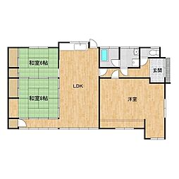菊池住宅 3LDKの間取り