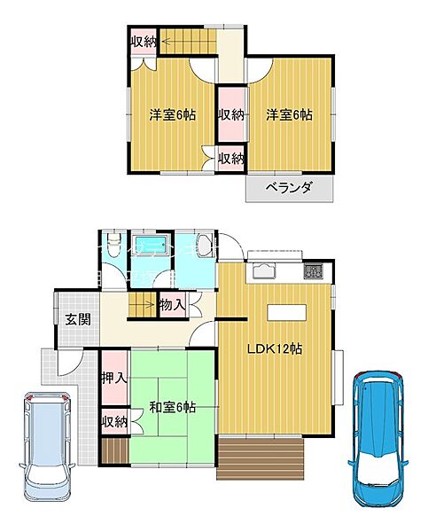 間取りを拡大表示