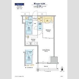 東京メトロ丸ノ内線 四谷三丁目駅 徒歩1分の賃貸マンション 9階1LDKの間取り