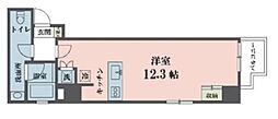 東京メトロ丸ノ内線 四谷三丁目駅 徒歩2分の賃貸マンション 5階ワンルームの間取り