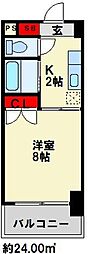 間取図画像 1K