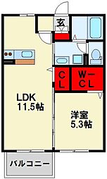 間取図画像 1LDK