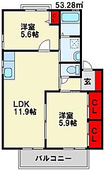 物件の間取り