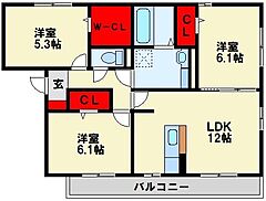 物件の間取り