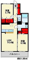 物件の間取り