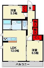物件の間取り