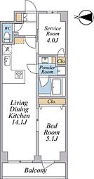 間取図画像 1SLDK