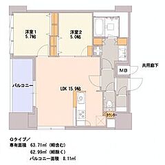 物件の間取り