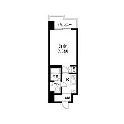 名古屋市営鶴舞線 鶴舞駅 徒歩7分の賃貸マンション 10階1Kの間取り