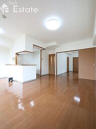 名古屋市営名城線 東別院駅 徒歩9分の賃貸マンション 5階1LDKのリビング/ダイニング