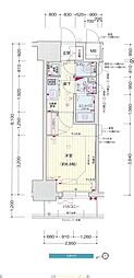 プレサンス千種アイル 1Kの間取図画像
