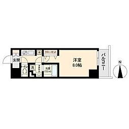 ブランシエスタ金山 1Kの間取図画像