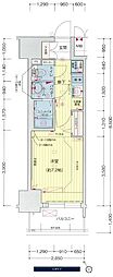 プレサンス新栄リベラ 1Kの間取図画像