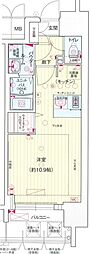 プレサンス金山デュアル 1Kの間取図画像