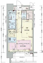 プレサンス丸の内レジデンス 1LDKの間取図画像