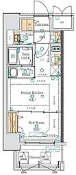 MAXIV大須観音 1DKの間取図画像