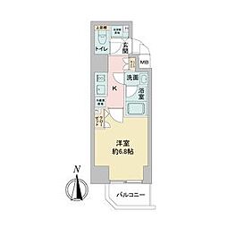 APEX名古屋栄プレミアライフ 1Kの間取図画像
