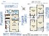 間取り：2階に4部屋あり！収納充実！水回り集中で家事同線も良好な間取りです♪