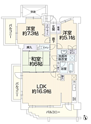 間取図画像 3LDK
