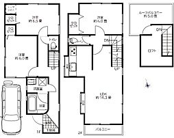 世田谷区千歳台1丁目　中古建て 3LDKの間取り
