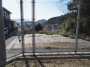 飛翔台公園から見た現地（南方向）