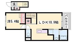 アサノ・モノカーメラ 1LDKの間取図画像