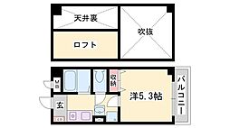 ル・ヴァン・アヴニール 1Kの間取図画像