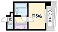 朝日プラザサウスコア姫路6階3.3万円